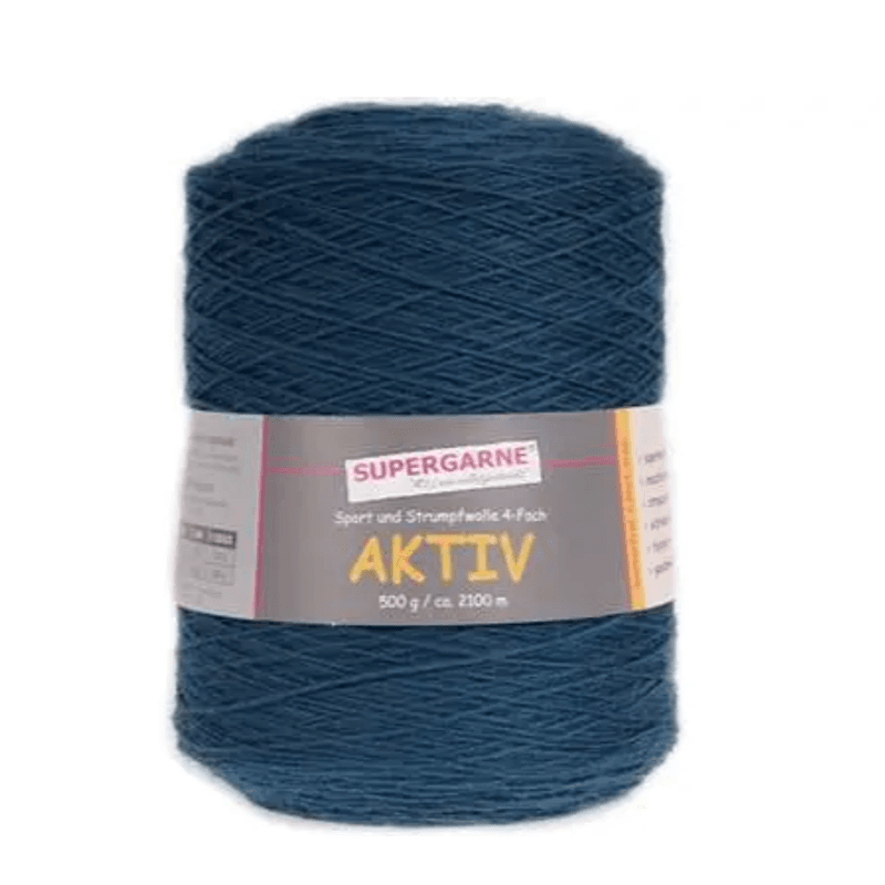 Aktiv 4-ply sokkegarn - 500 grams spoler